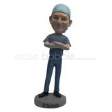 Personalized Custom casual man bobblehead doll