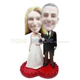 Customized  wedding bobble head dolls