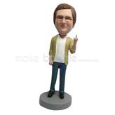 Personalized Custom casual man bobblehead