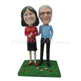 Custom Dad and Mom bobble heads