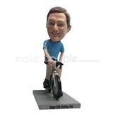 Personalized custom Racing cyclist bobbleheads