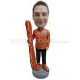 Personalized Skiing bobbleheads