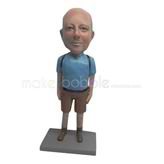 Personalized Custom Leisure man bobblehead doll