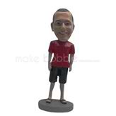 Custom casual bobble head