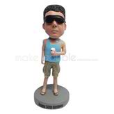 Custom casual bobblehead doll