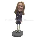 Custom fashion woman bobble heads