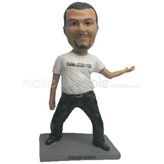 Custom Man dancing bobbleheads