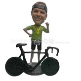 Personalized custom Racing cyclist bobbleheads