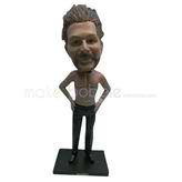 Custom strong man bobblehead dolls