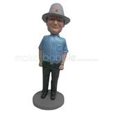 Personalized custom casual bobble head