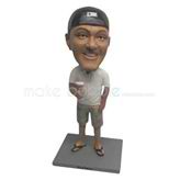 Personalized custom casual bobblehead doll