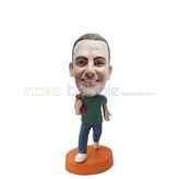 Personalized custom funny male bobbleheads