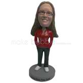 Custom female bobble heads