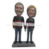 Personalized custom couple bobblehead