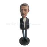 Custom man bobble heads