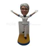 Custom female baseball bobbleheads