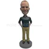 Personalized Custom bobblehead dolls of casual