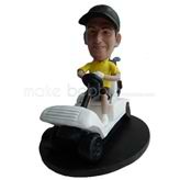 Personalized custom man with Golf Carts bobbleheads