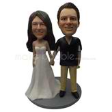 Custom wedding bobble head