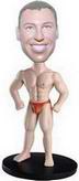 Fitness bobble head doll