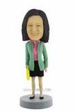 Custom office lady Bobblehead 3