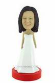 Custom Wedding dress woman Bobblehead