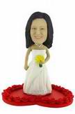 Custom wedding girl Bobblehead