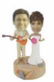 Custom guitar couples Bobblehead