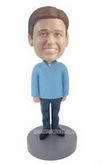 Custom young grandpa bobbleheads