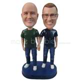 Personalized custom best friends forever bobbleheads