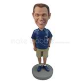 Man in nike tennis shirt  - bobblehead of myself