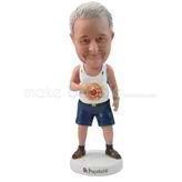 Personalized custom chubby man in singlet bobbleheads