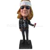 Personalized custom rock singer  bobbleheads