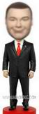 Personalized custom serious man bobblehead