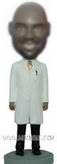 Personalized custom man in lab coat bobblehead