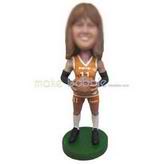 NO.11 basketball female player in sports wear custom bobbleheads