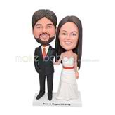 Customized wedding bobble head doll