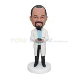 Costomized kindly doctor bobble head doll