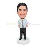 Personalized handmade leader Tumbs up bobblehead 