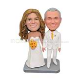 Hot sale happy wedding bobblehead with high quality