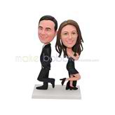 Personalized customized fashion posture couple bobblehead 