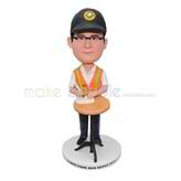 Personalized customized trafficwarden bobble head