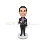 Personalized customized holder bobble head doll 