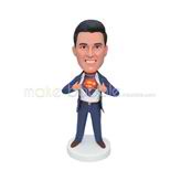 Personalized customized funny superman bobblehead doll