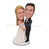 Personalized customized wedding bobblehead 