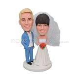 Personalized customized colourful wedding bobblehead 