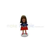 Personalized customized funny supper woman bobblehead 