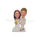 Customized wedding gift bobblehead 