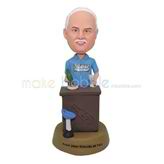 Personalized bar boss bobblehead 