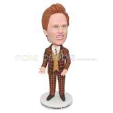 Handmade good speaker bobble head doll